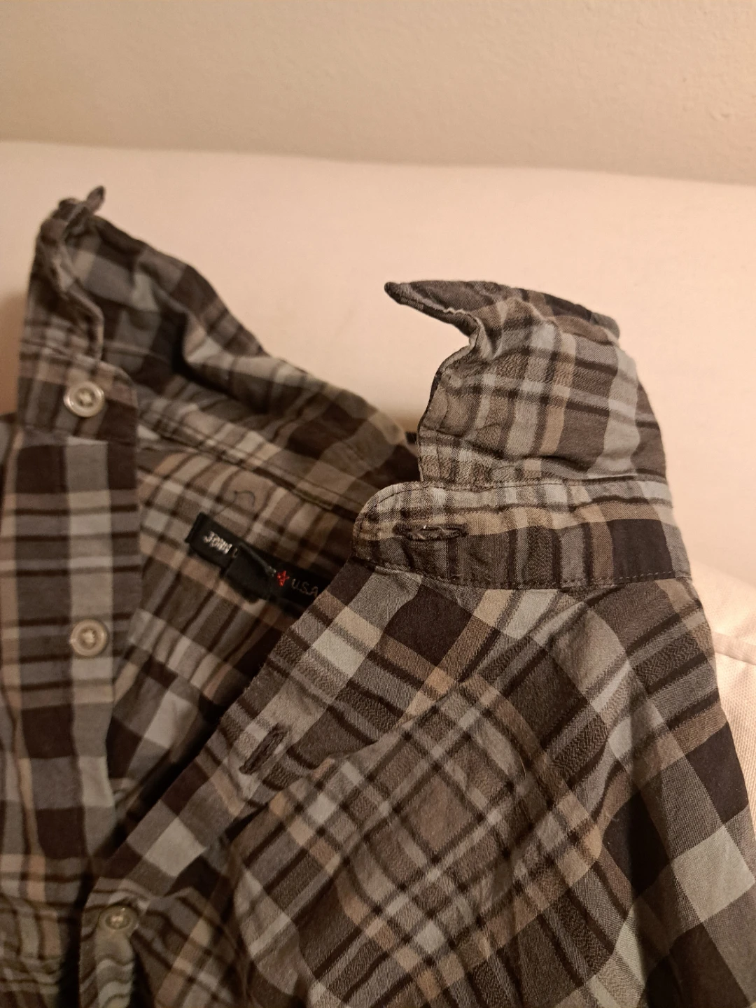 John Varvatos Plaid Shirt - photo 4