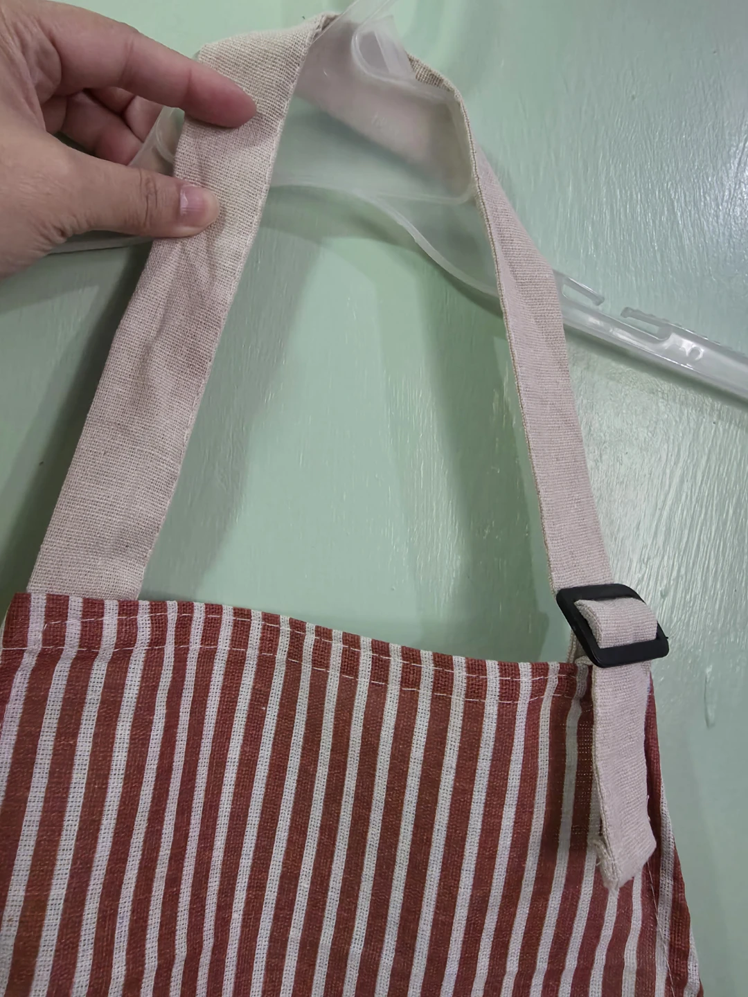 Sauz Red and White Striped Apron - photo 2