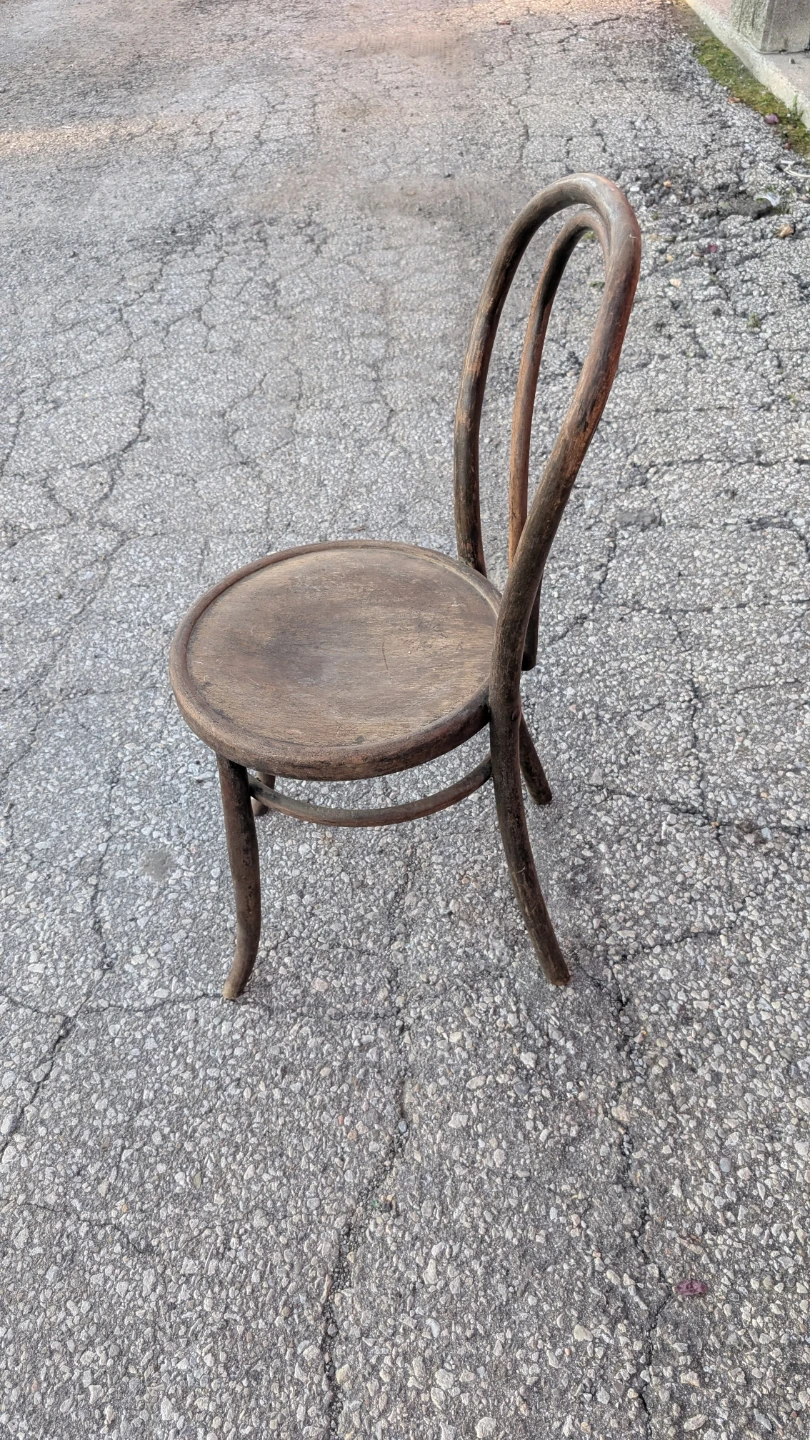 Vintage Thonet Style Bentwood Chair - photo 2