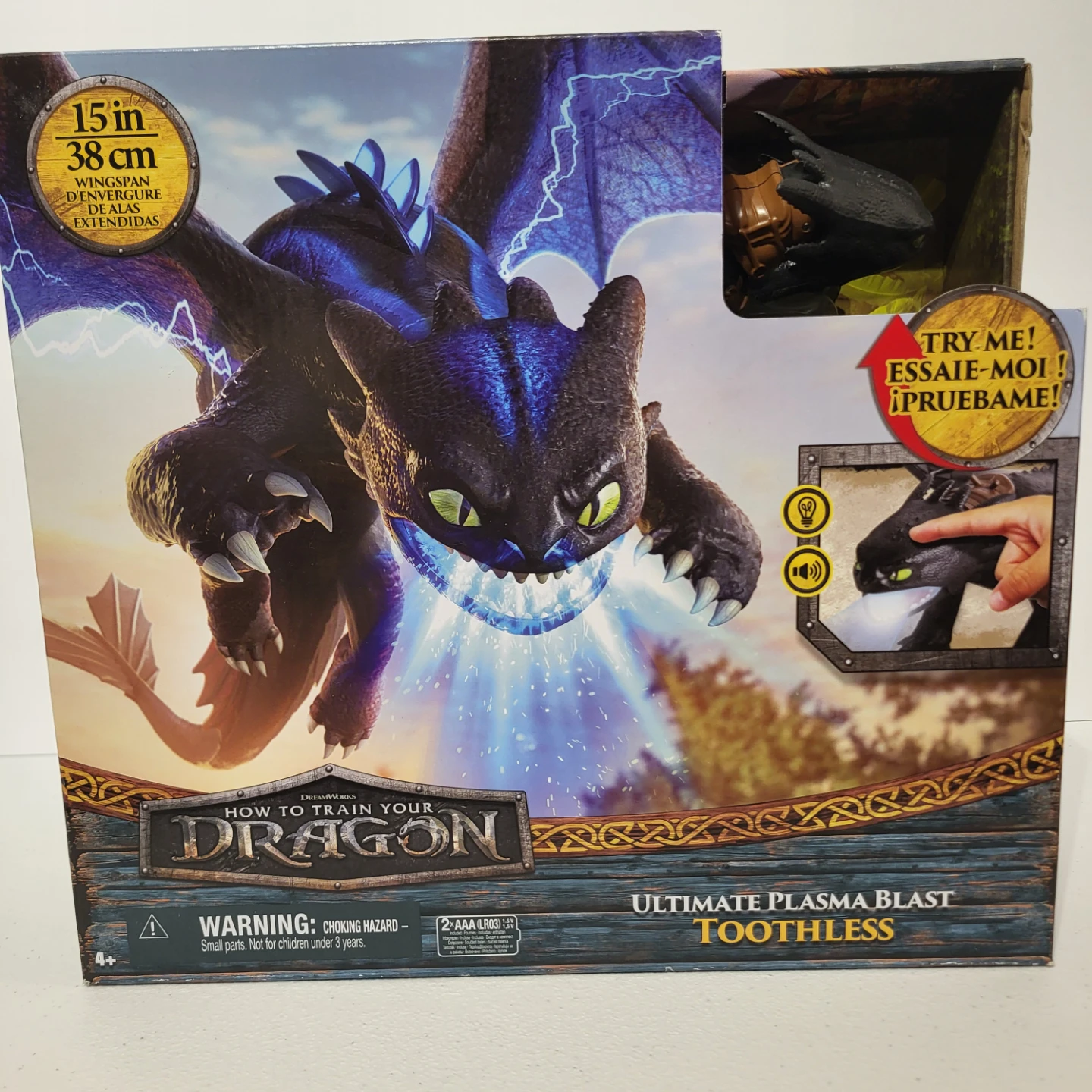 DreamWorks Ultimate Plasma Blast Toothless Dragon