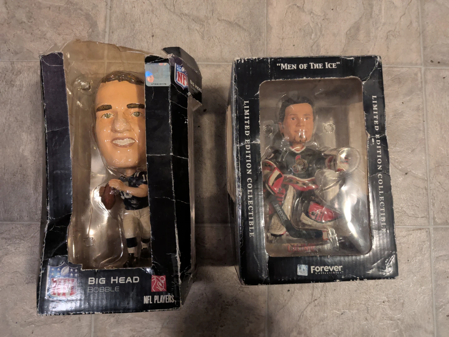 Two Sports Bobblehead Collectibles