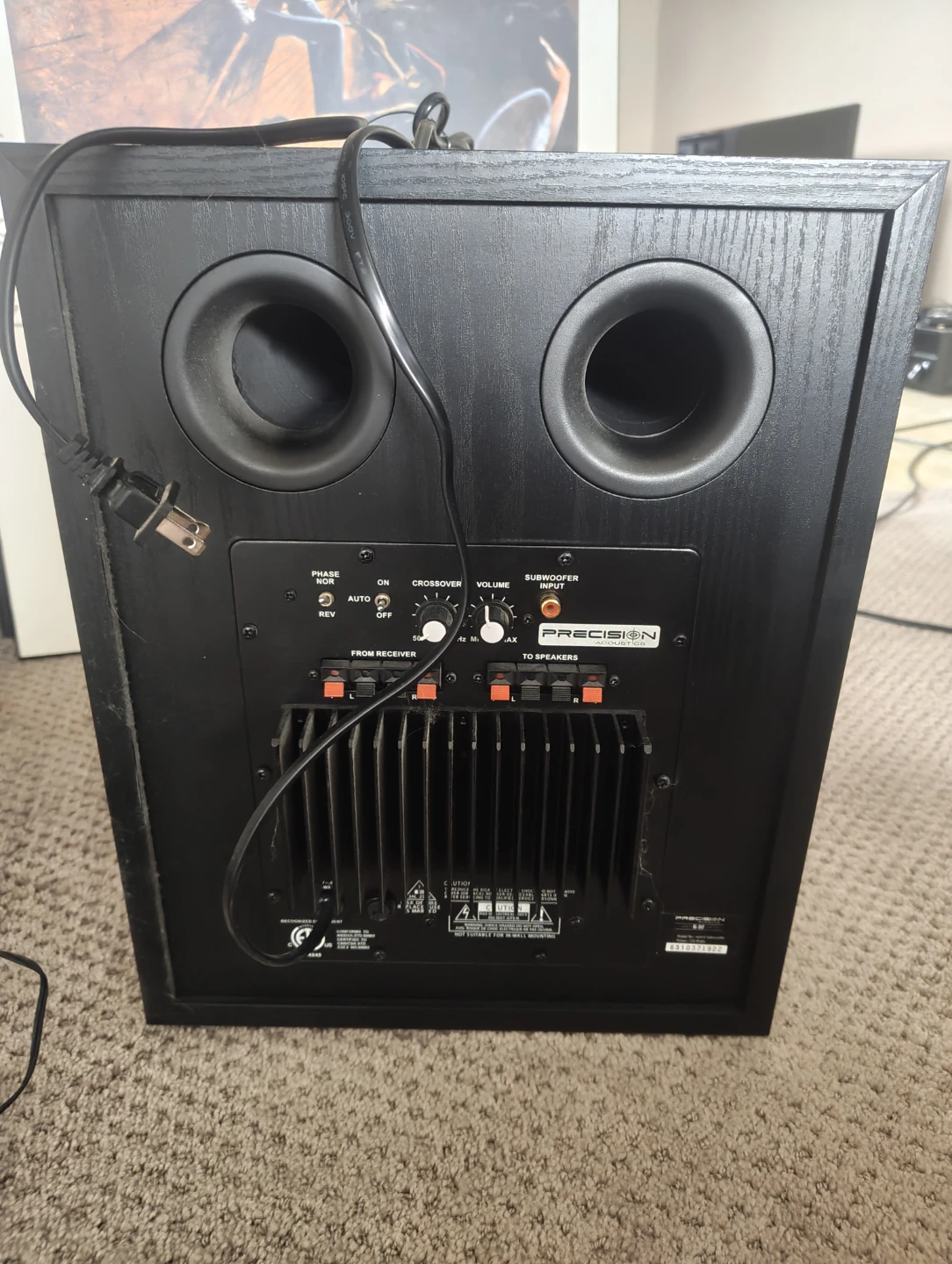 Precision Acoustics Subwoofer HDS10 - photo 3