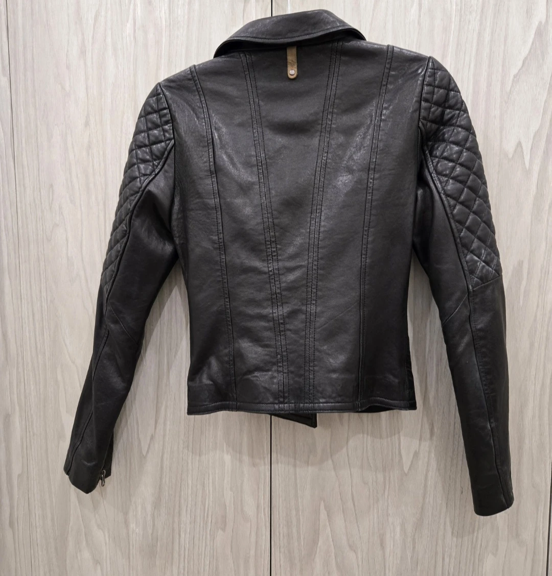 Mackage for Aritzia Leather Jacket XXS $500 Black - photo 2