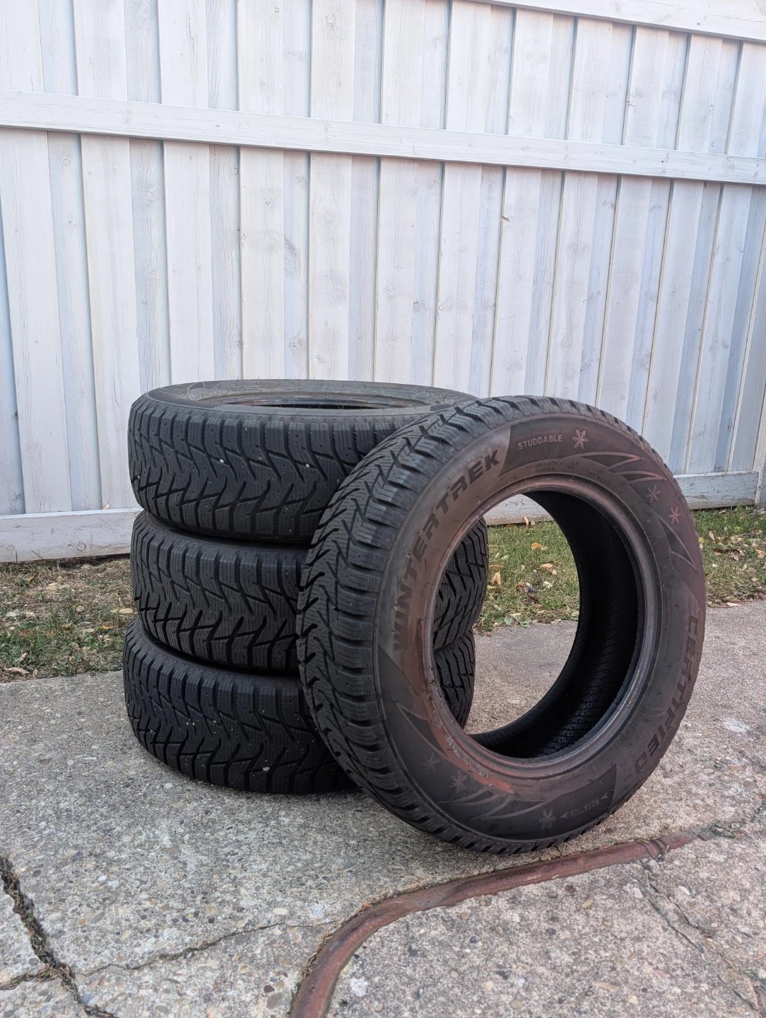 4 Winter Tires 205/65R15  (Used 1 Season Onl - photo 2