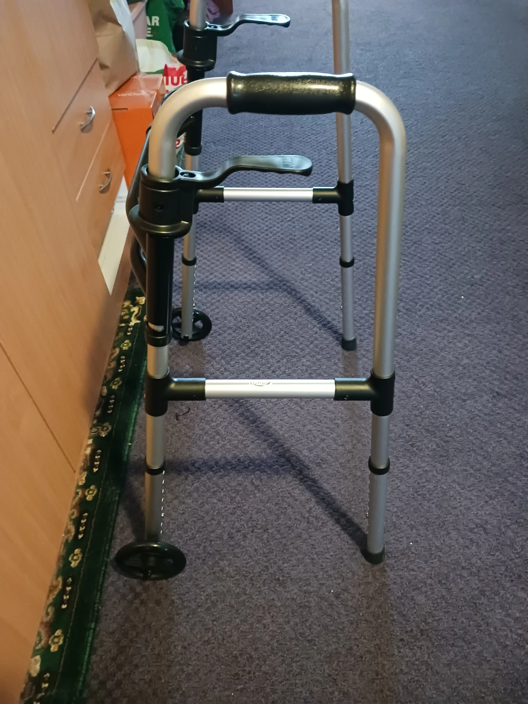 Adjustable Mobility Walker with Front Wheels - photo 4