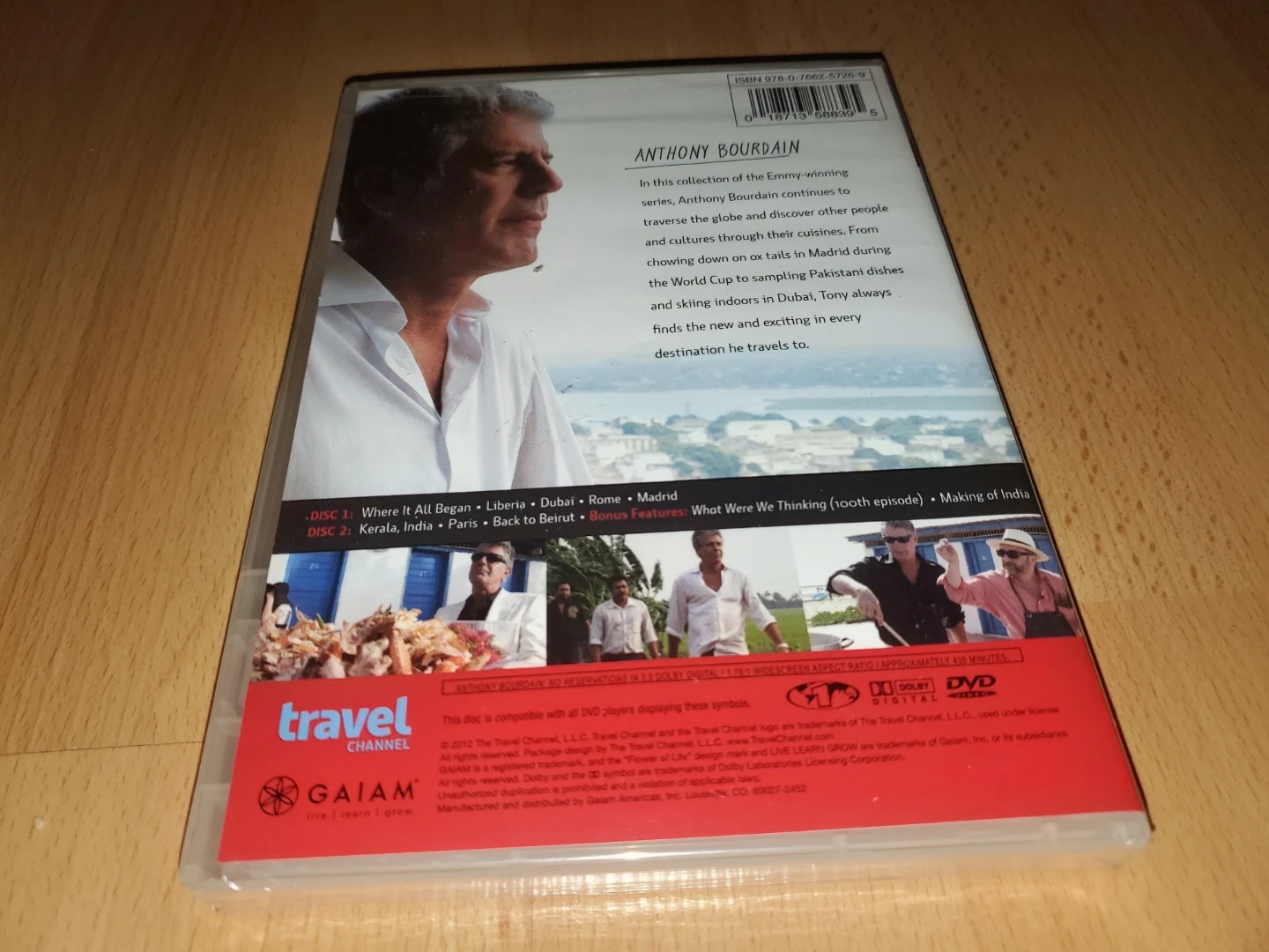 Sealed - (2-Disc) Anthony Bourdain No Reservations DVD - photo 2