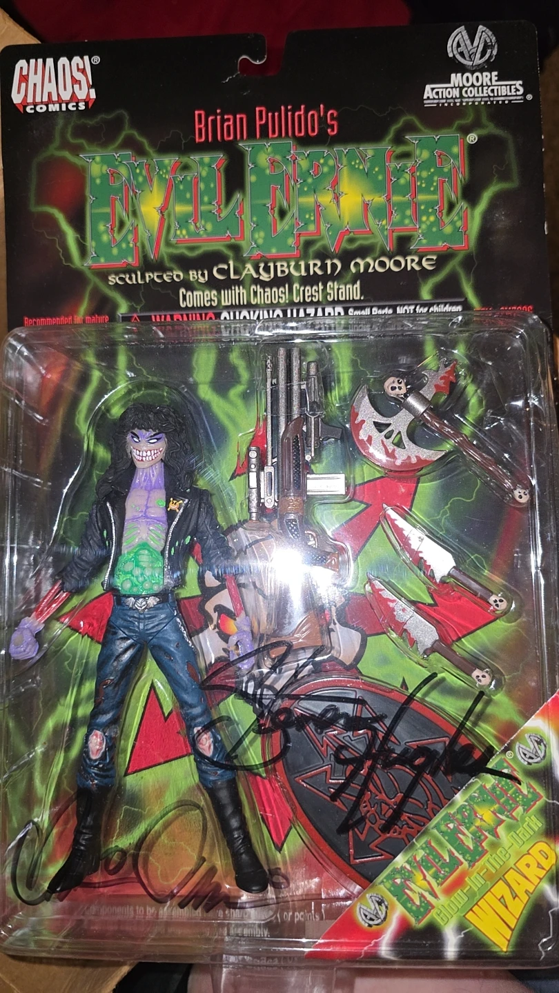 ULTRA RARE Signed Chaos Comics Lady Death Evil Ernie Purgatori