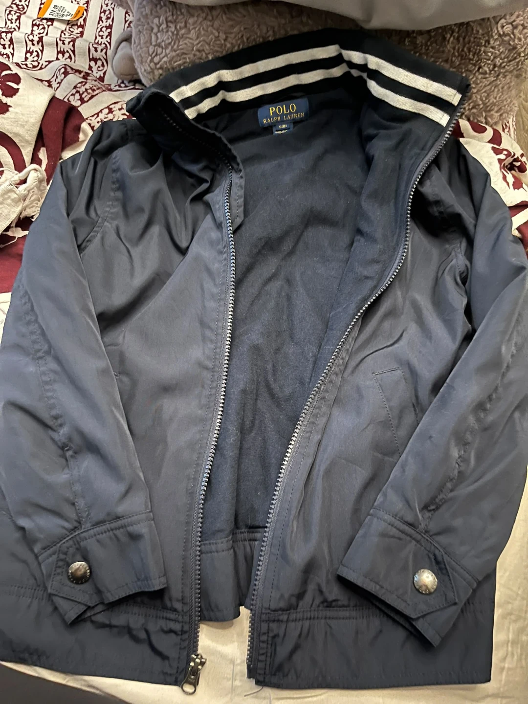 Polo Ralph Lauren Boys Navy Hooded Jacket - photo 3