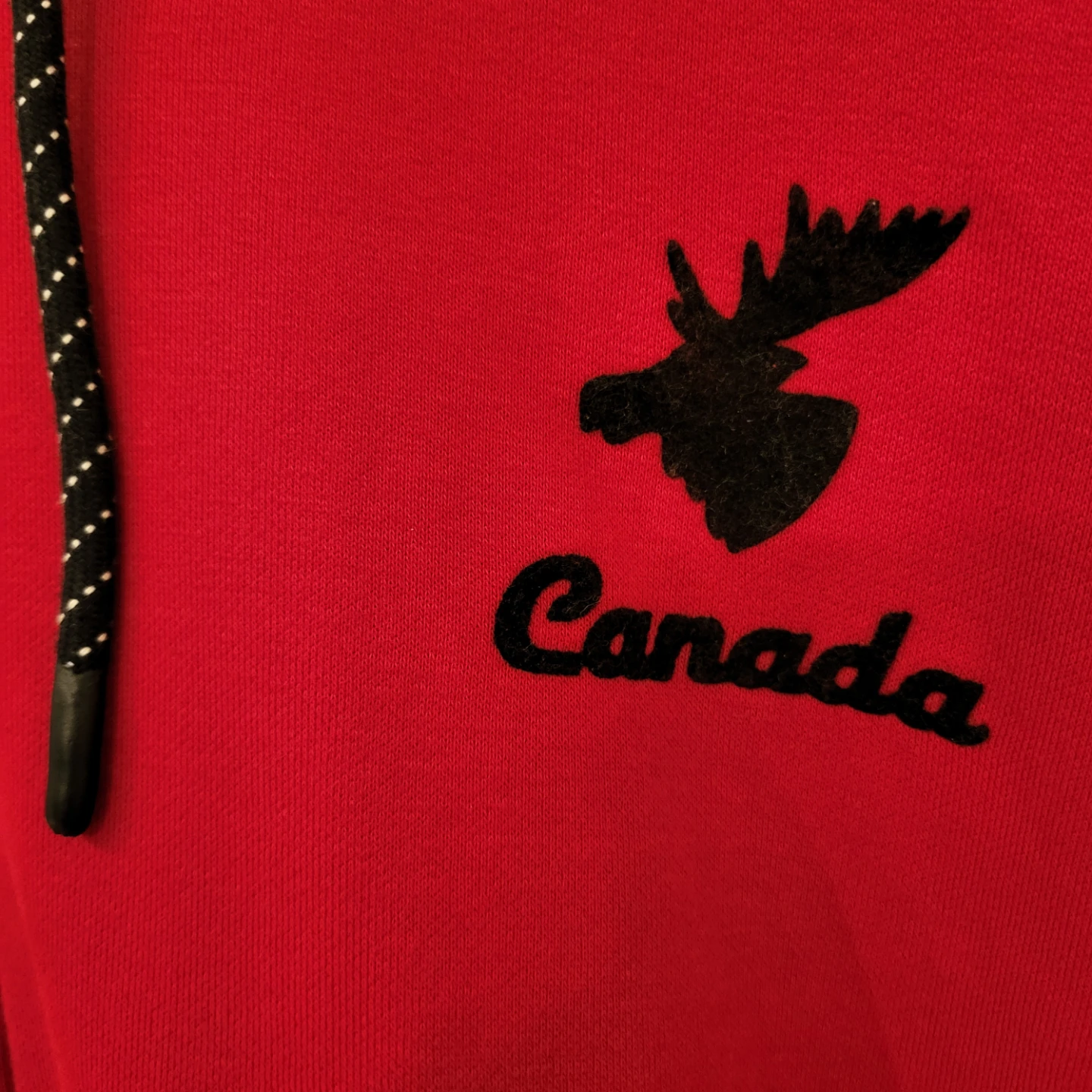 Canadiana Red Full-Zip Hoodie - photo 2