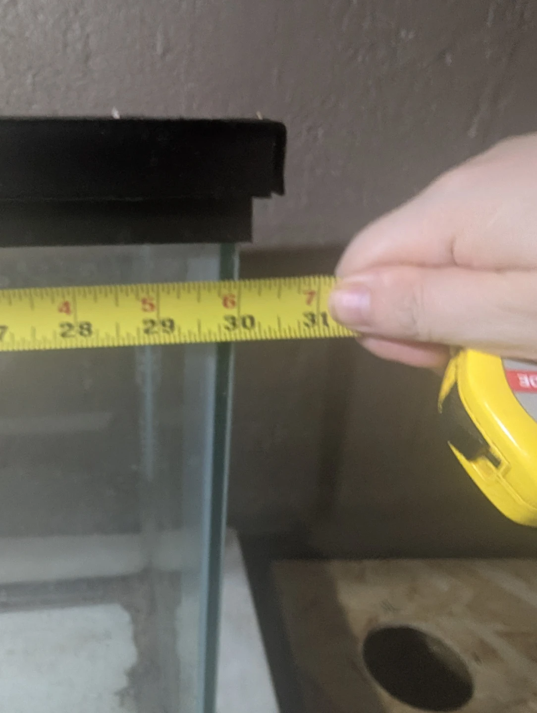 Glass aquarium tank with lid - photo 4