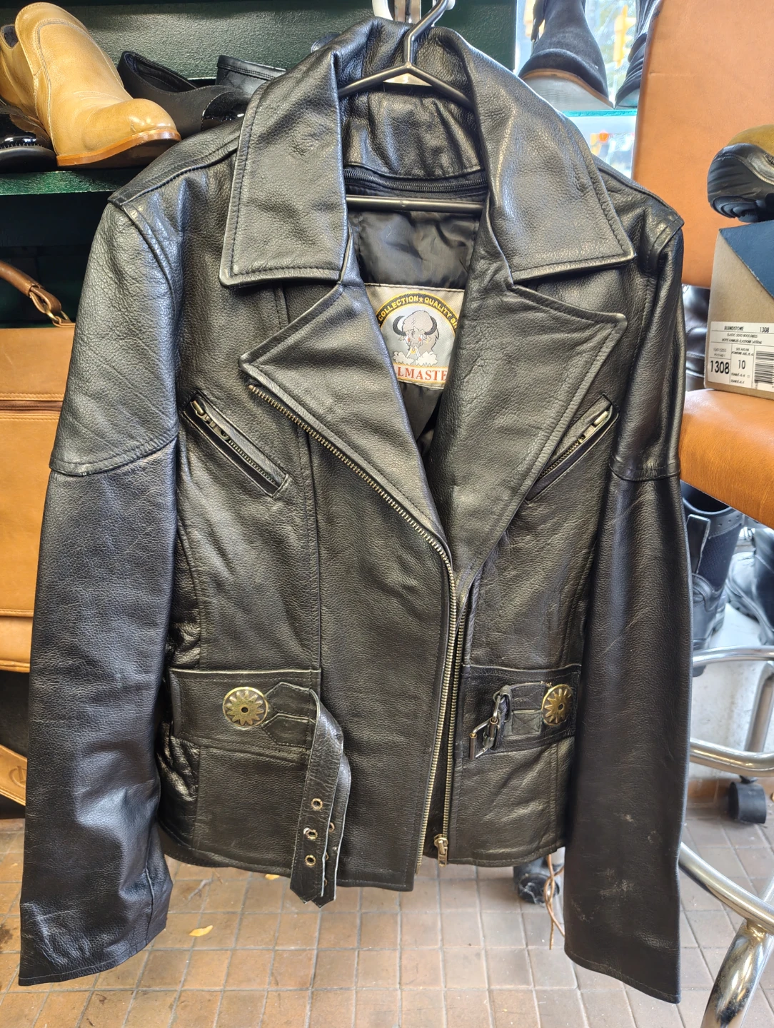 Black Leather Soulmaster Jacket - photo 2