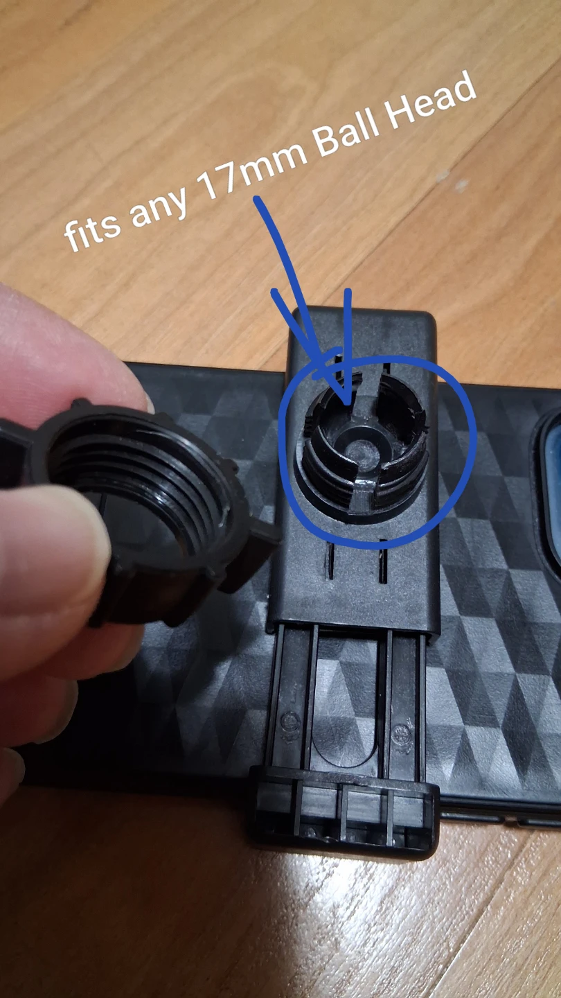 phone holder with universal 17mm socket - photo 2