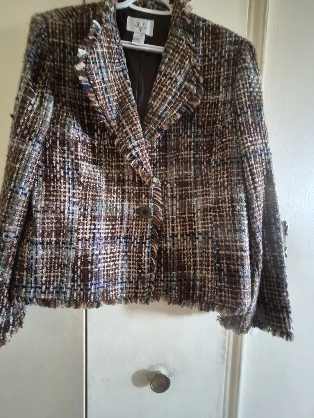 Versailles Tweed Blazer Size 14