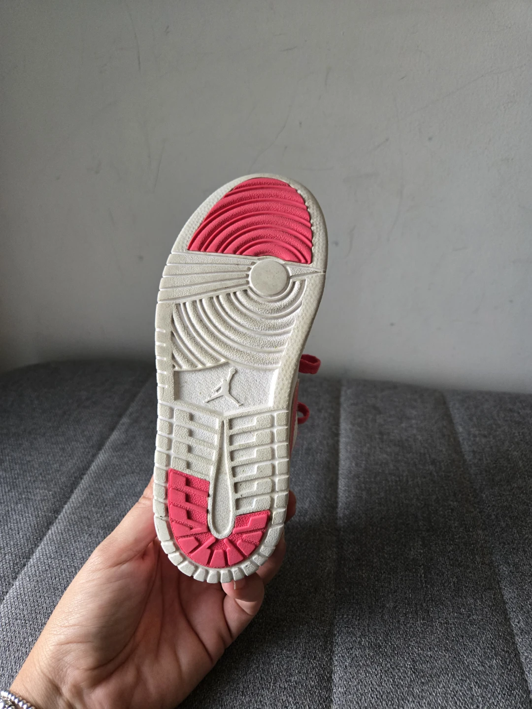 Nike Air Jordan Youth Shoes Pink and White - photo 2