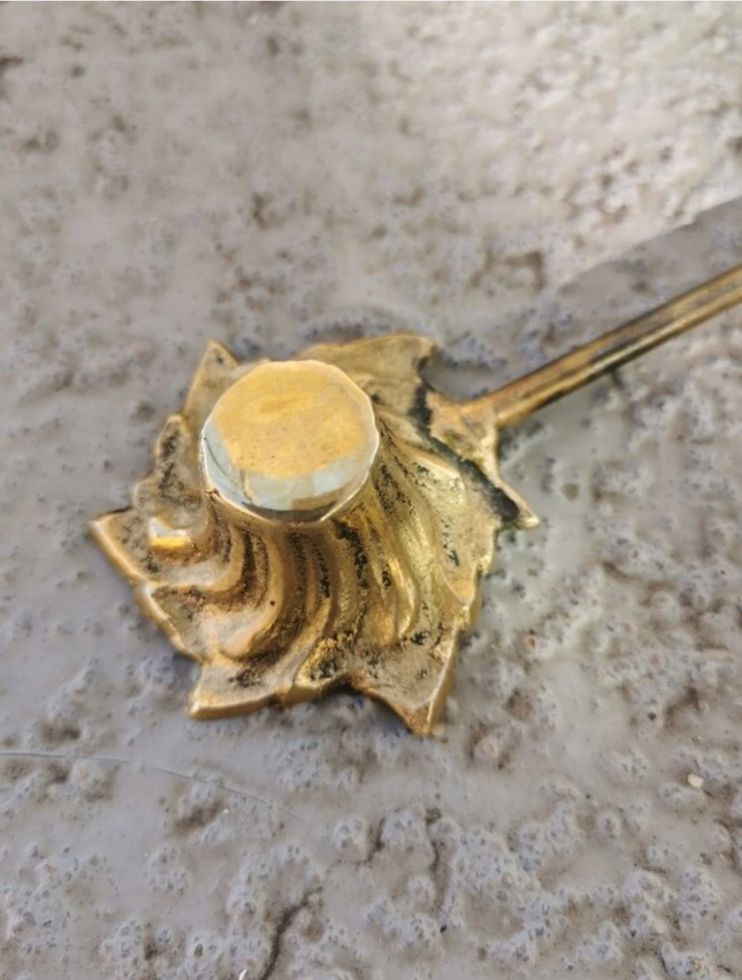 Vintage Brass Candle Snuffer - photo 4