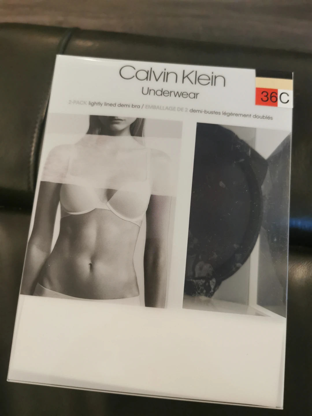 Calvin Klein 2-Pack Lightly Lined Demi Bras 36C