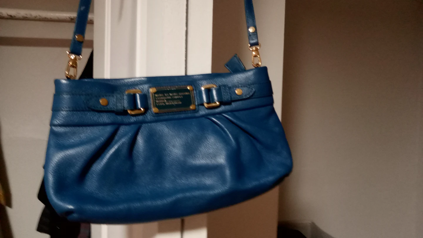 Marc by Marc Jacobs Blue Leather Shoulder Bag