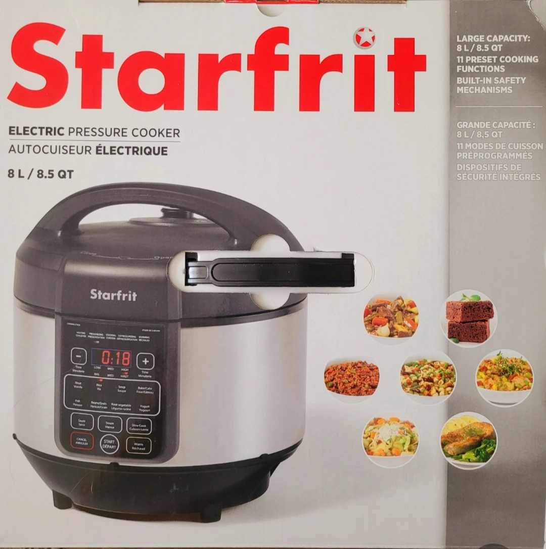 Large Starfrit 8L Electric Pressure Cooker