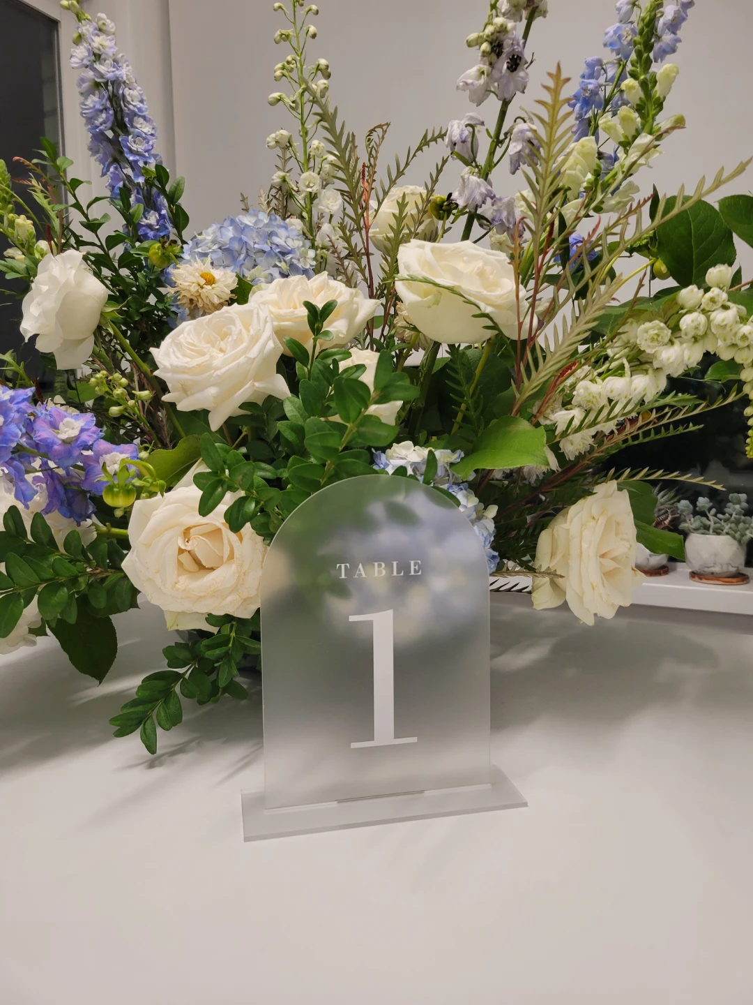 Frosted Acrylic Table Numbers