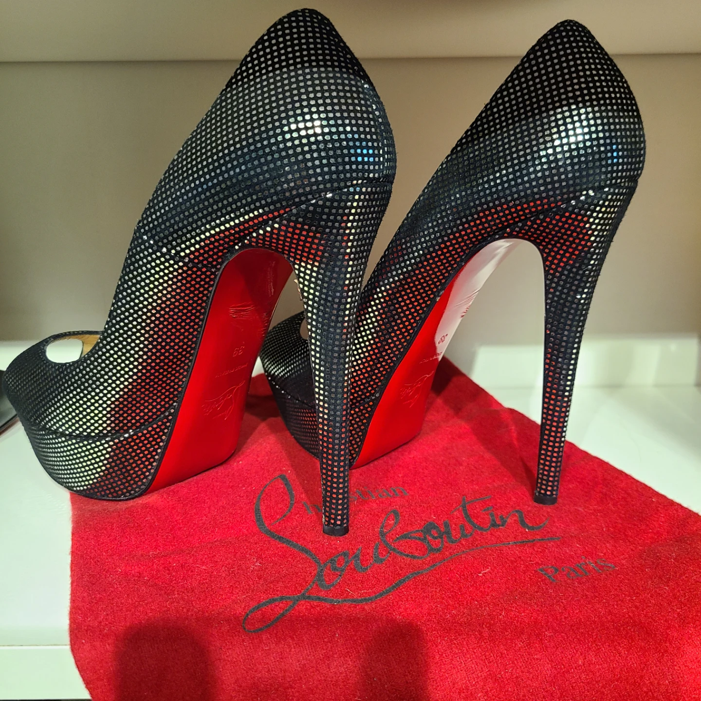 Christian Louboutin Peep Toe Heels - photo 5