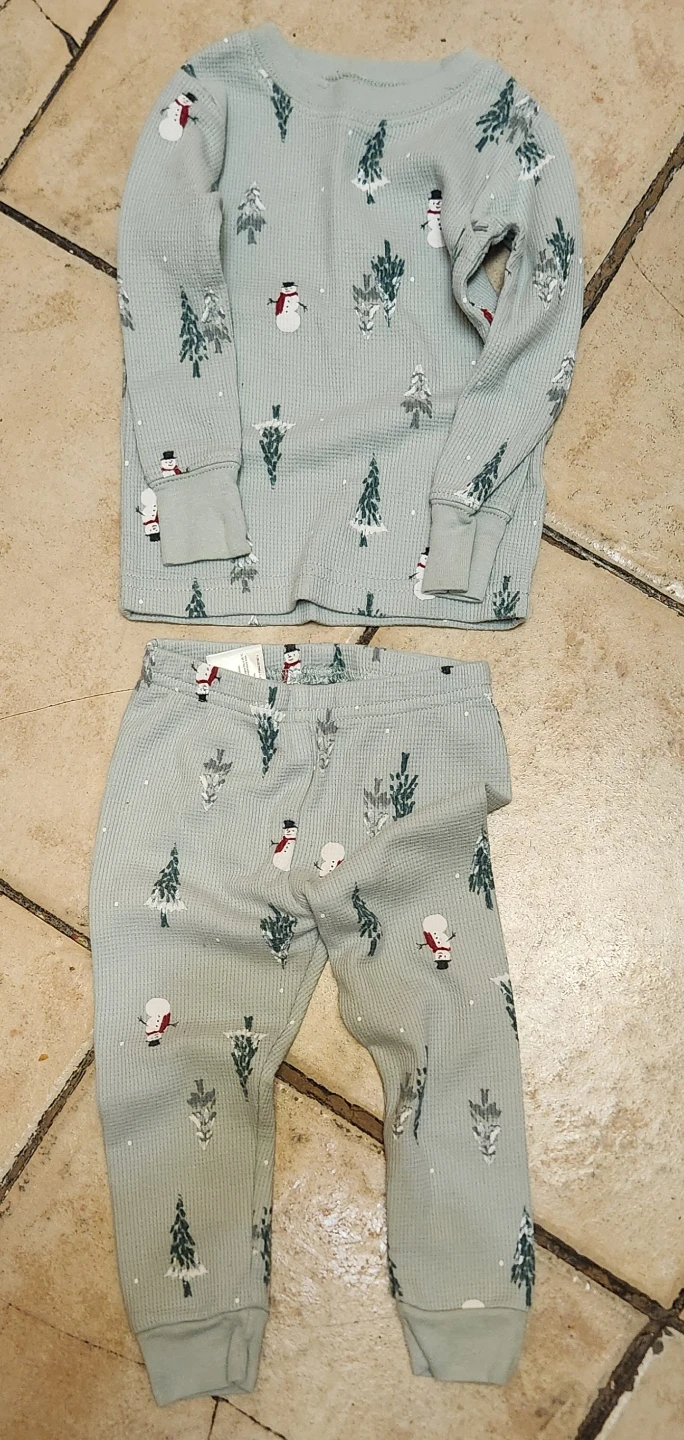 Carter's Child of Mine Snowman Pajama Set