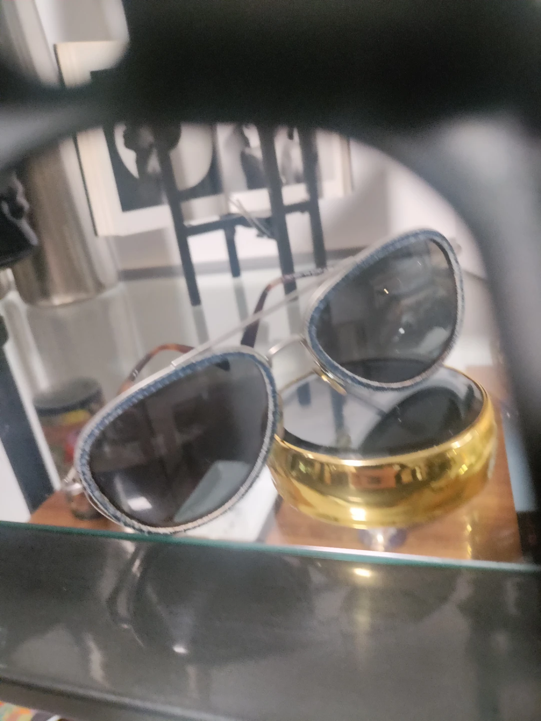 Diesel Aviator Denim Sunglasses