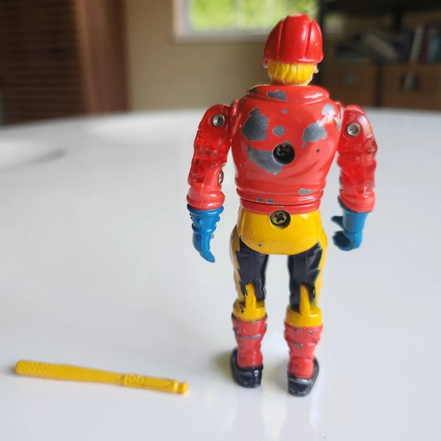 LJN Bionic Six Eric Bennett with bat - photo 2