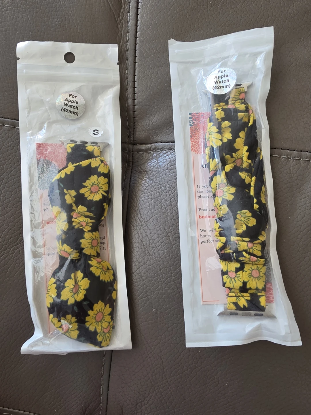 Floral Apple Watch Scrunchie Band 42mm