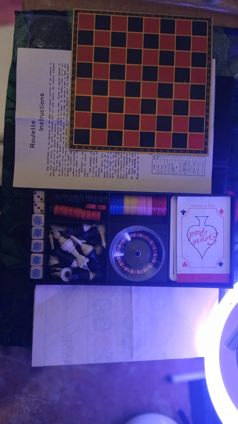 Roulette Board Game Set with Casino Accessories Set - photo 2