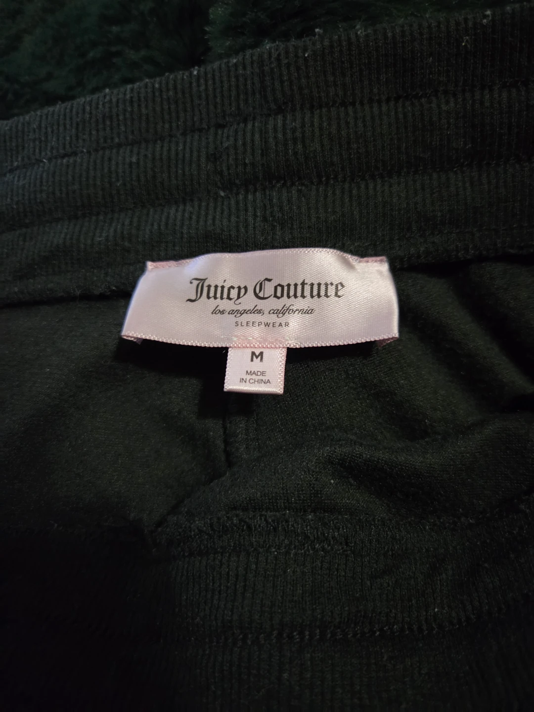 Juicy Couture Black Velour Sleepwear Pants - photo 3