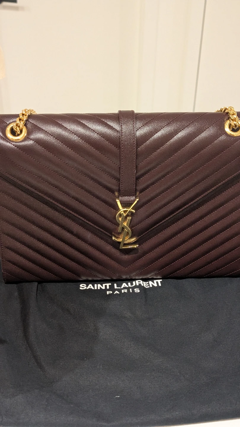 Saint Laurent Large Monogram Envelope Bag