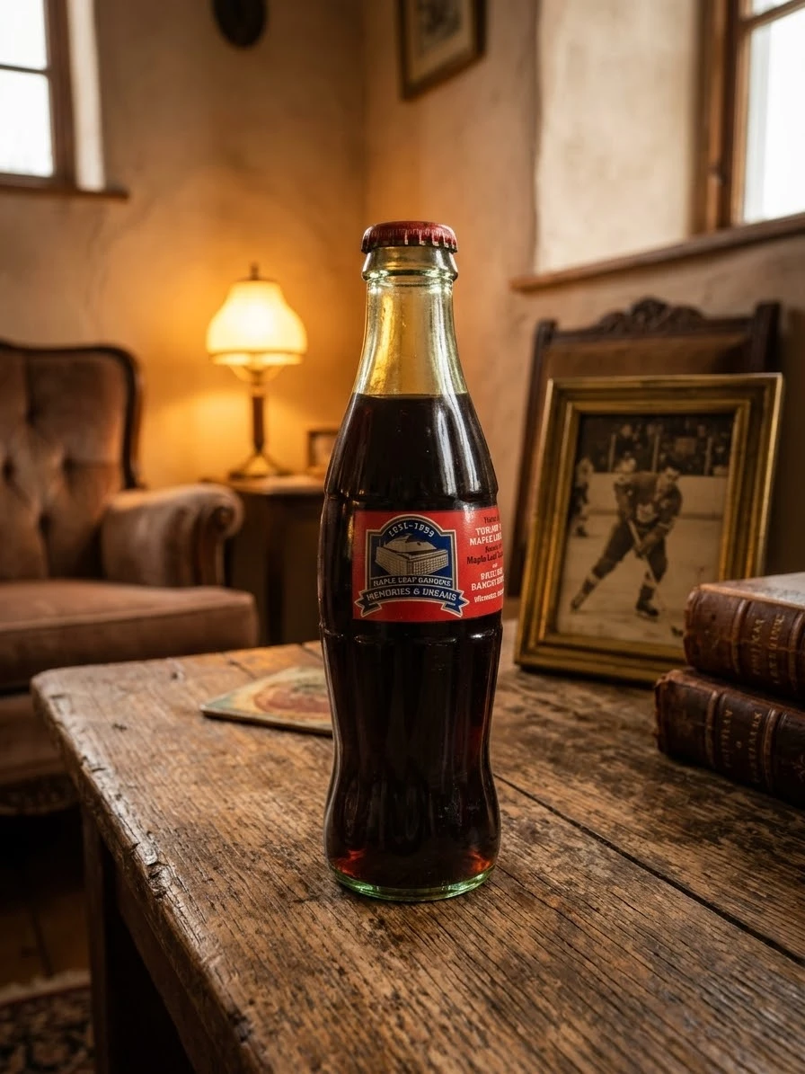 Coca-Cola Maple Leaf Gardens Commemorative Bottle