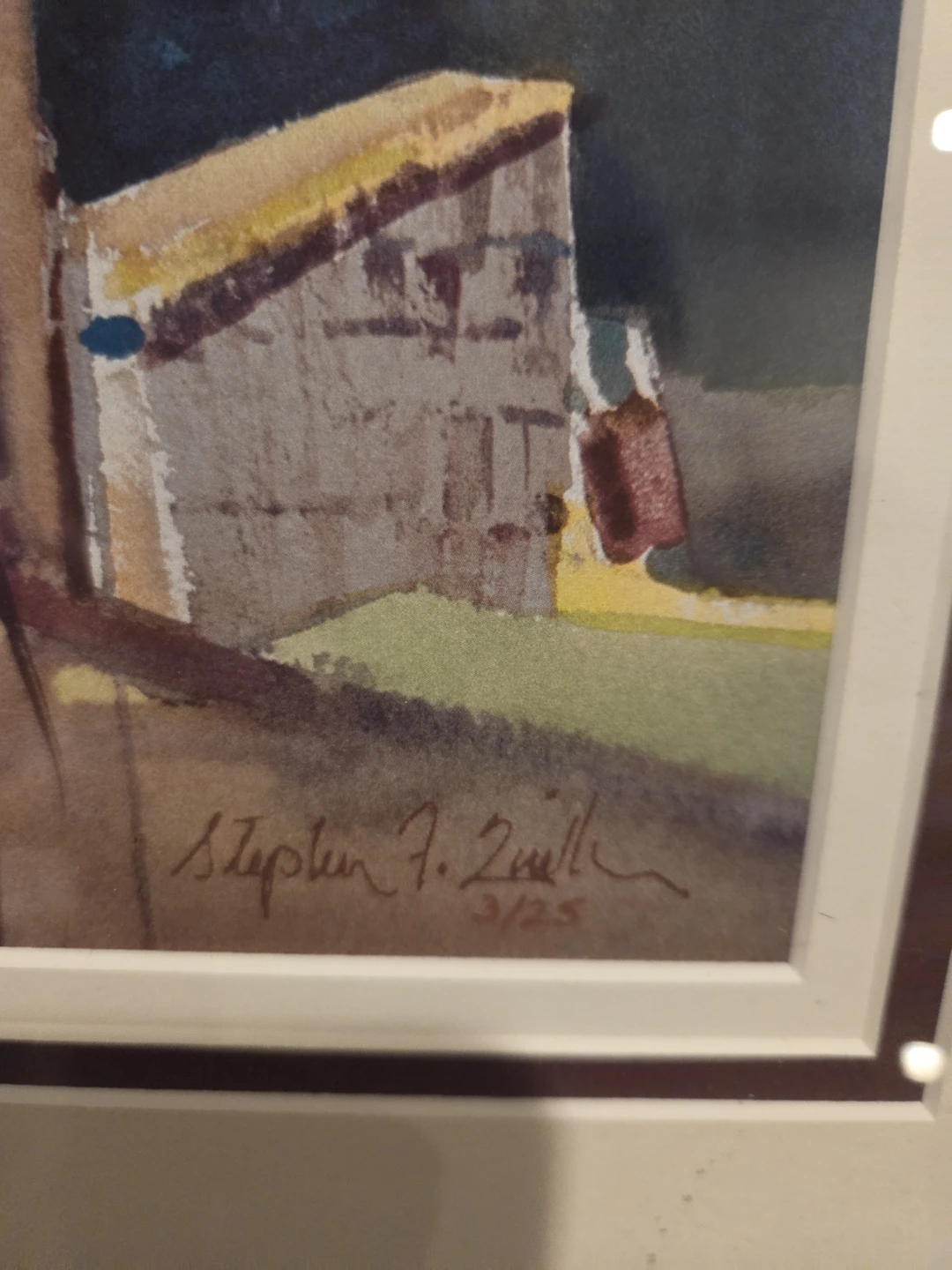3/ 25 Rare Stephen F. Zwilling Signed Landscape Print - photo 3