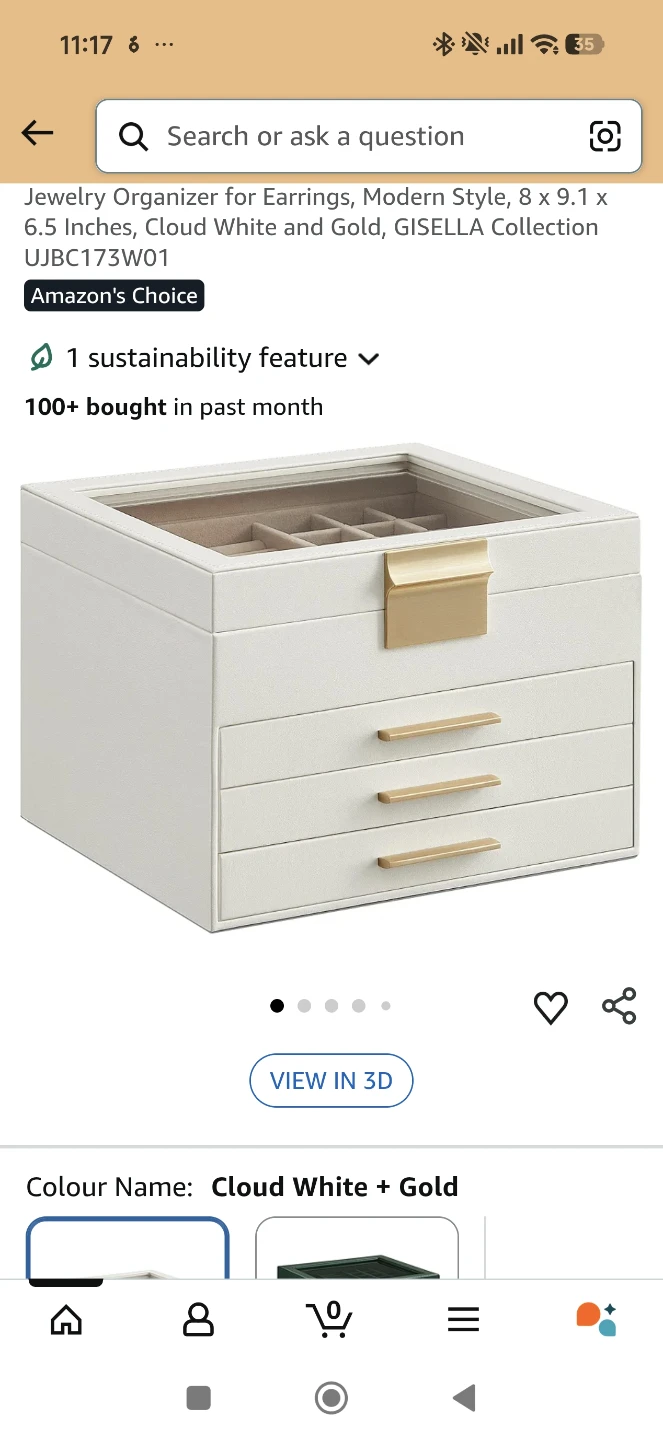 SONGMICS Jewelry Box Organizer - photo 3