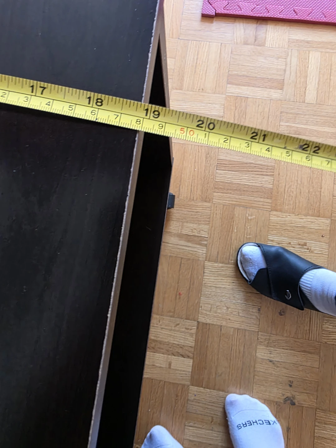 Dark Brown Rolling TV Stand - photo 5