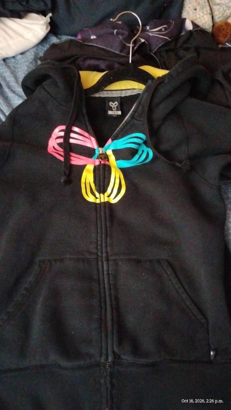 TNA Black Full-Zip Hoodie