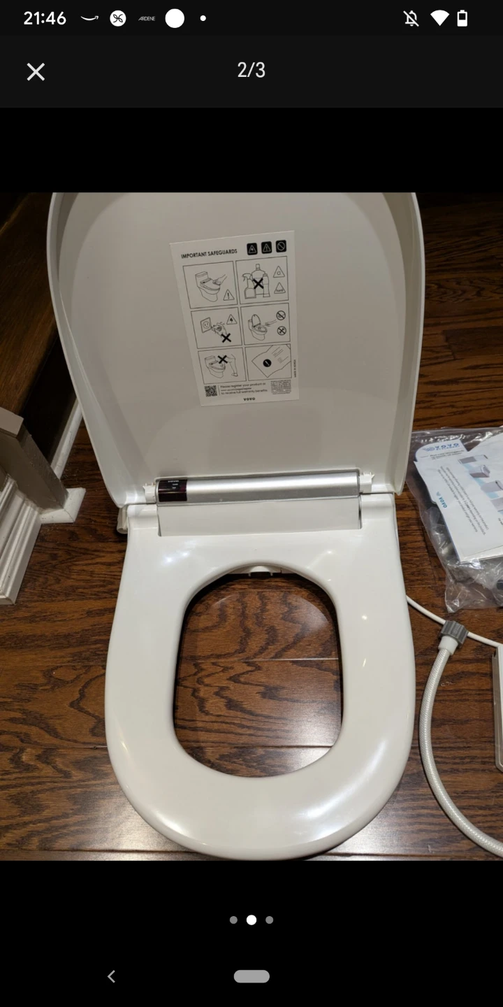 VOVO Premium Round Bidet Seat - VB-4100SR - photo 2