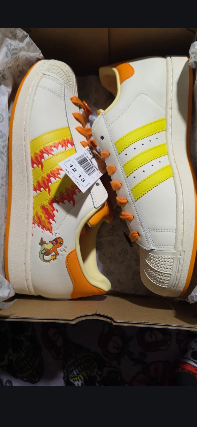 Adidas Superstar Pokemon Charmander Sneakers - photo 5
