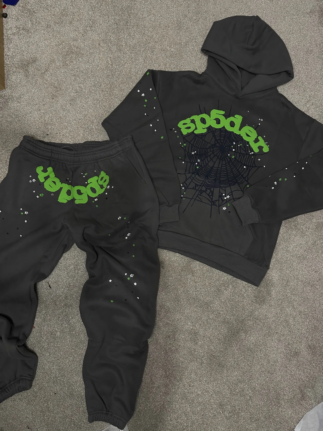 Sp5der Hoodie and Jogger Sets