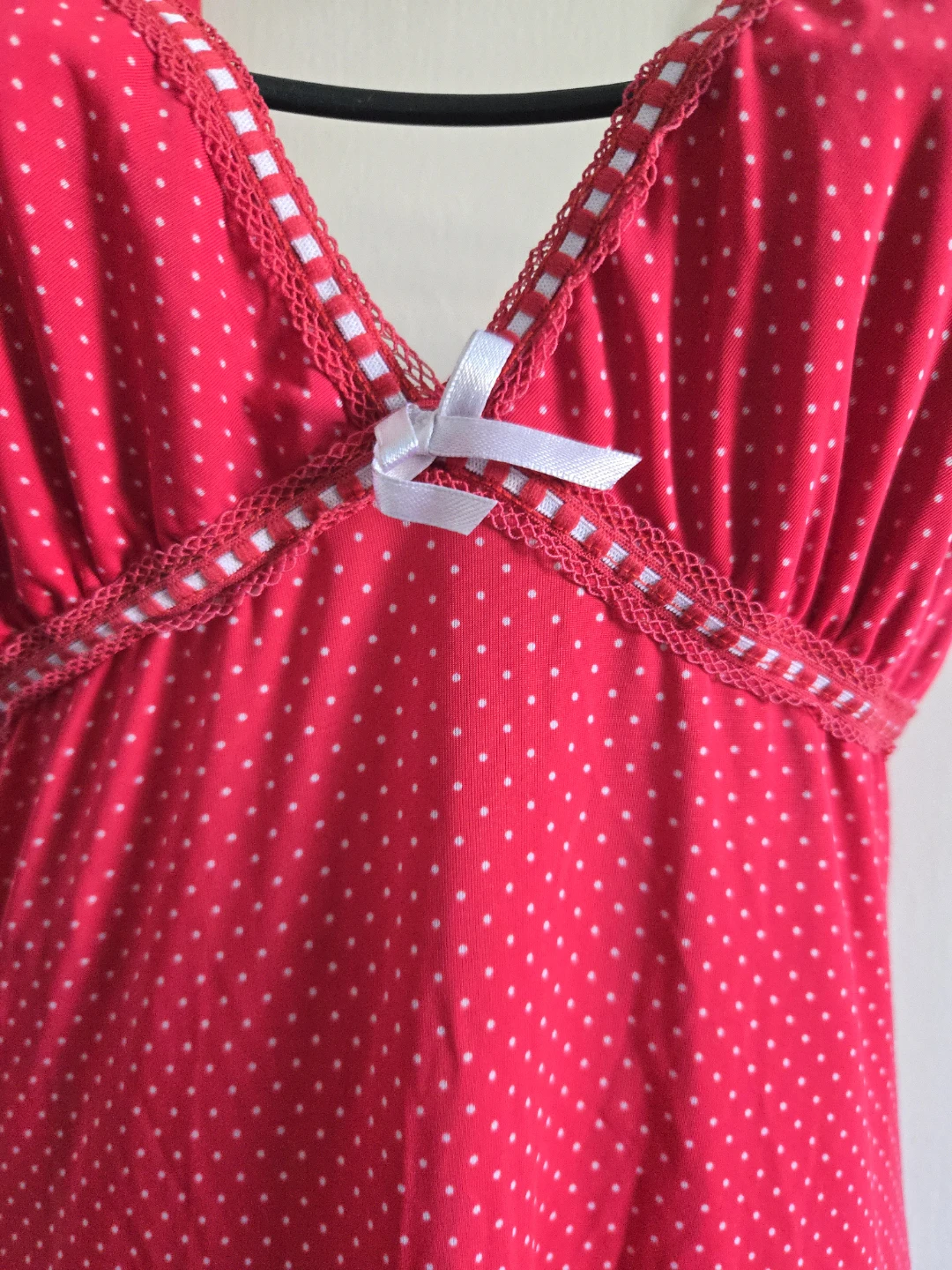 Pucker Up! Red Polka Dot Nightie - photo 2
