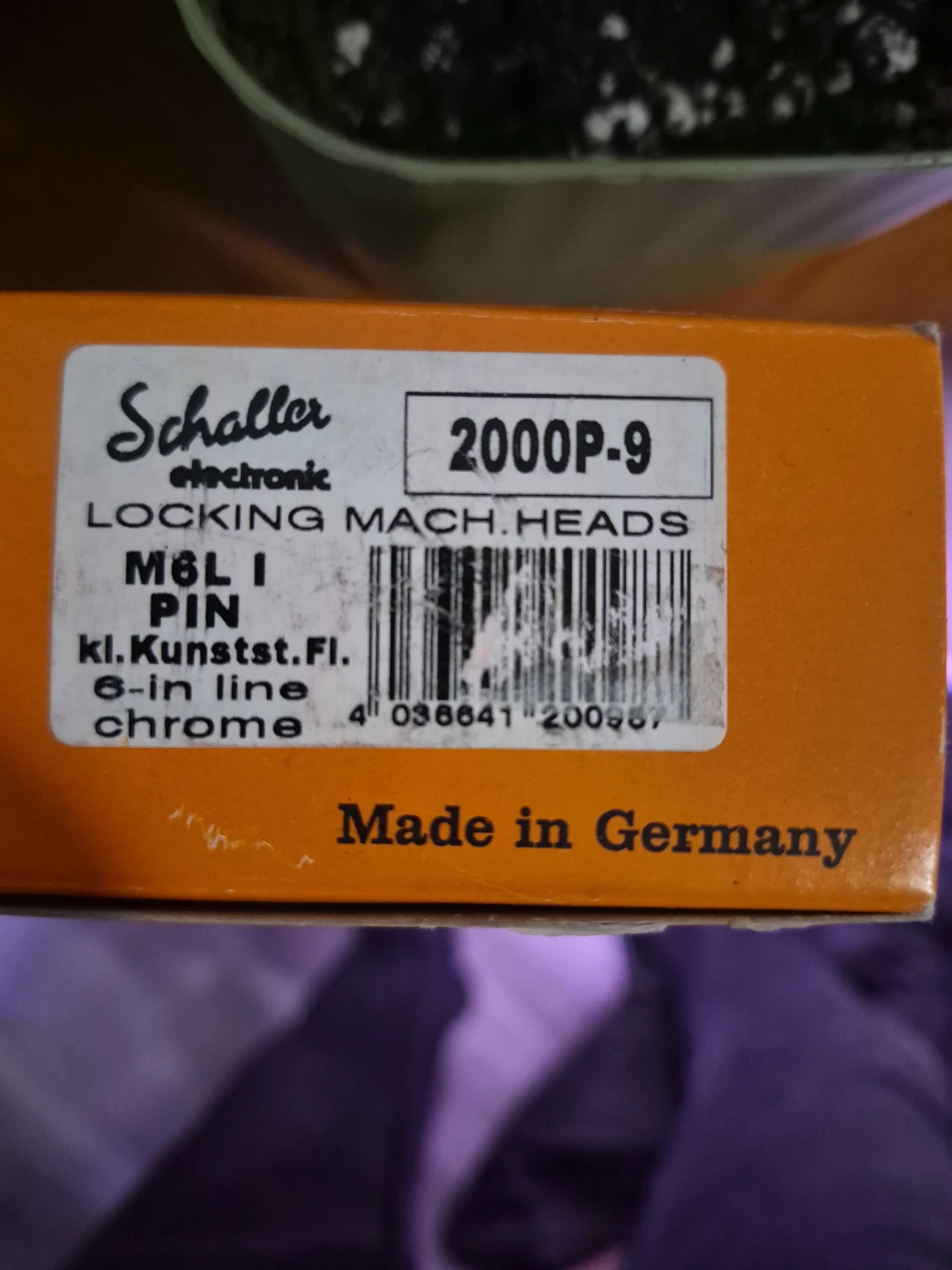 Schaller M6 Locking Tuners 6-In-Line Chrome - Brand New