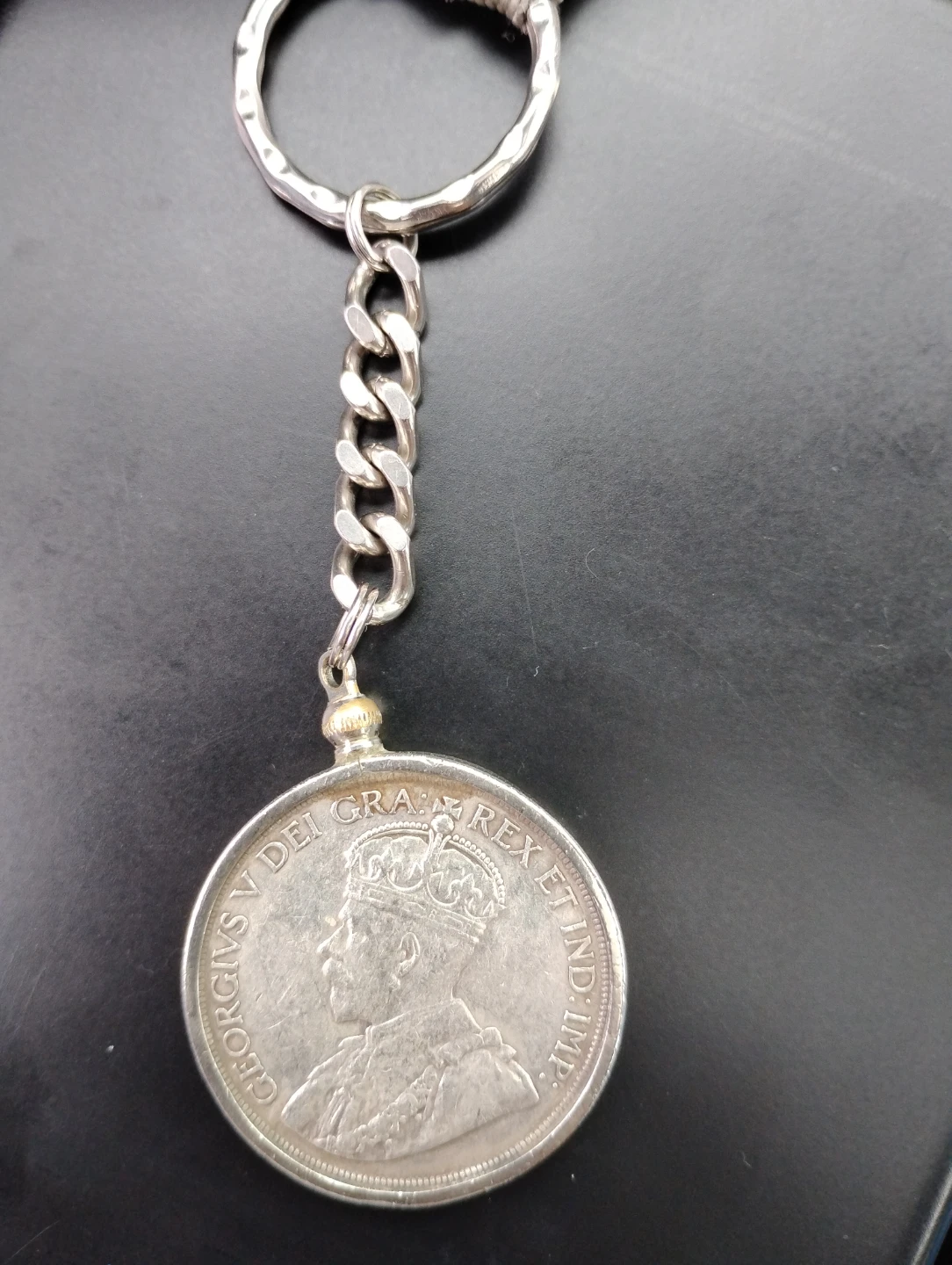 1936 Canadian Silver Dollar Keychain - photo 4