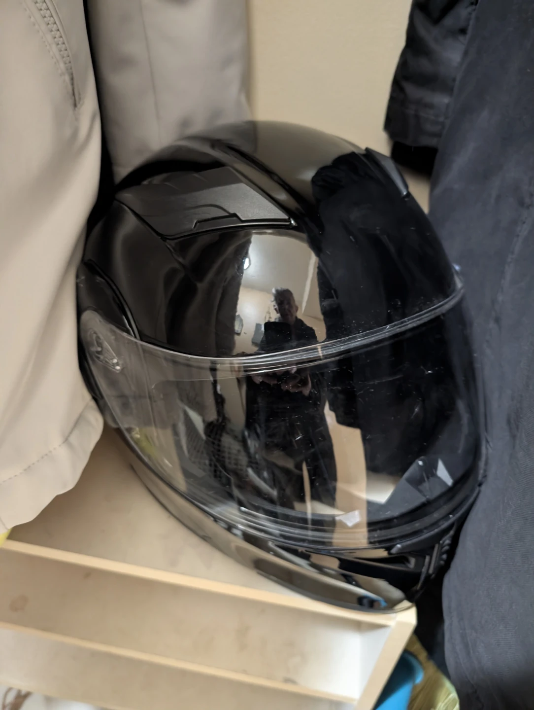ILM Motorcycle Helmet Black - photo 2