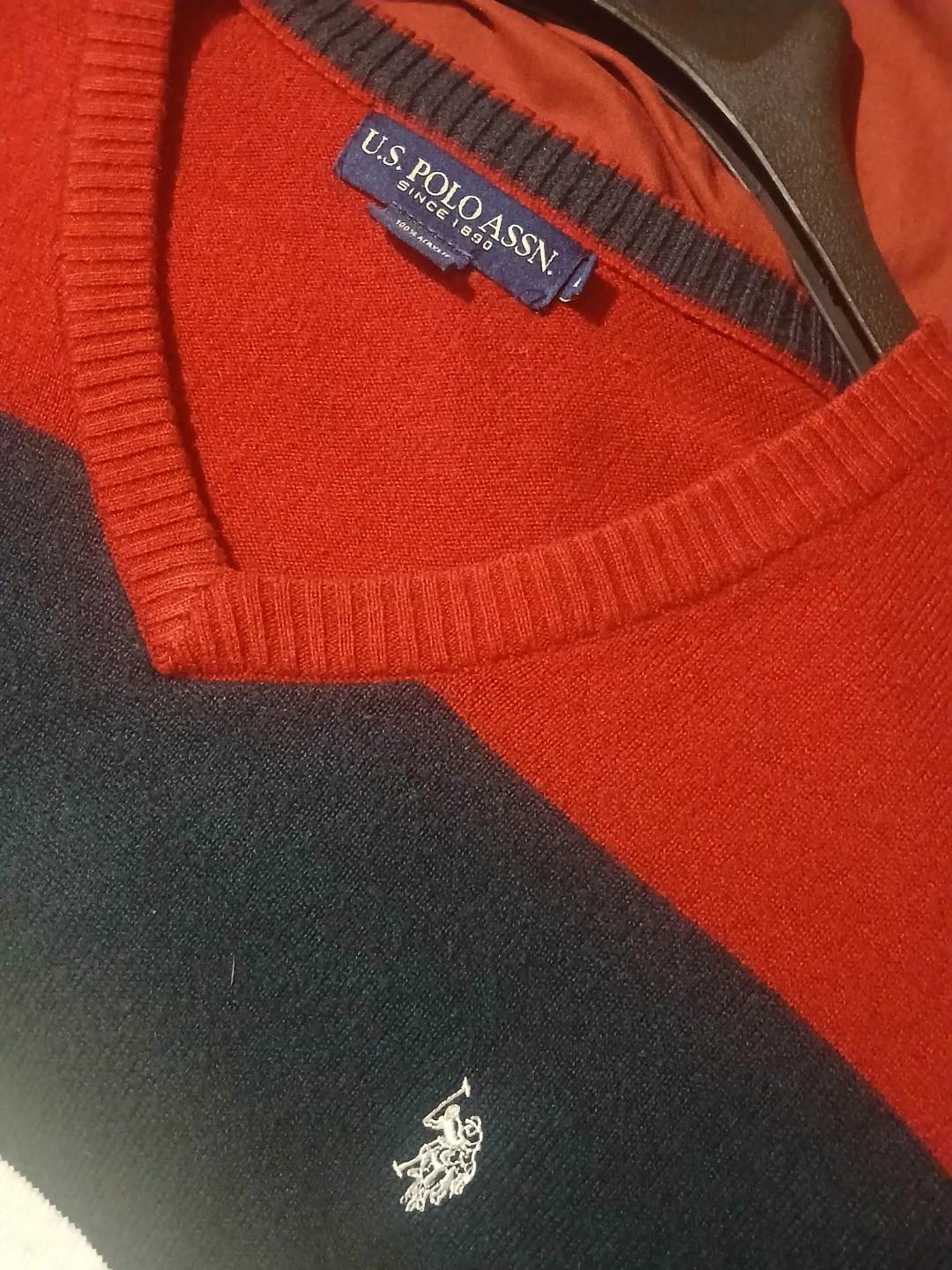 U.S. Polo Assn. V-Neck Sweater - photo 2