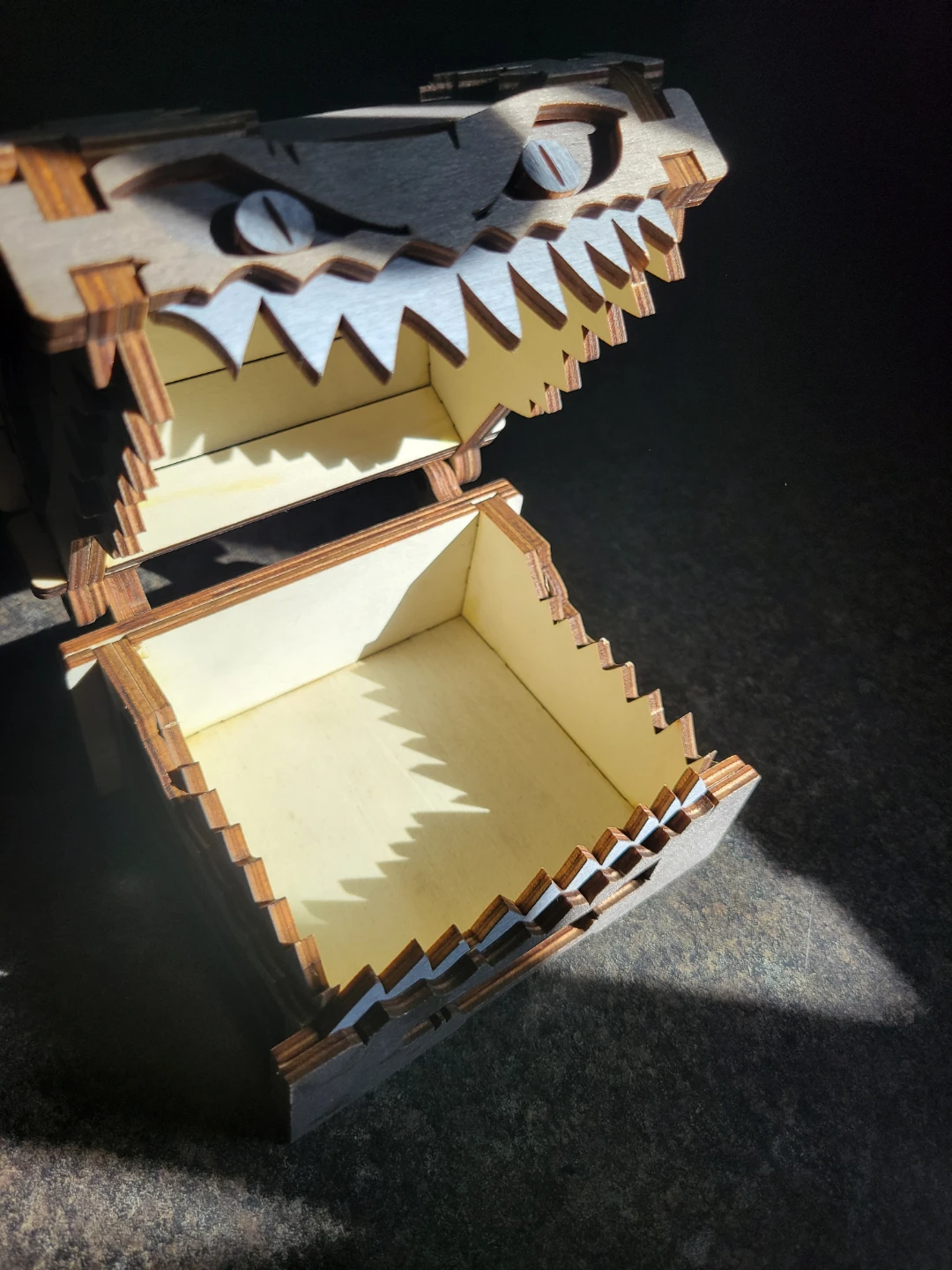 Wooden Monster Storage Box - photo 2