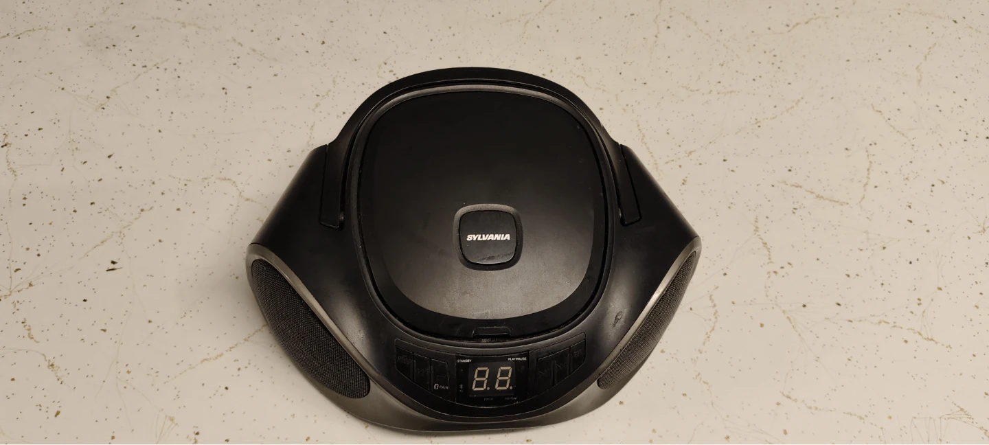 Sylvania Portable CD Player with Bluetooth