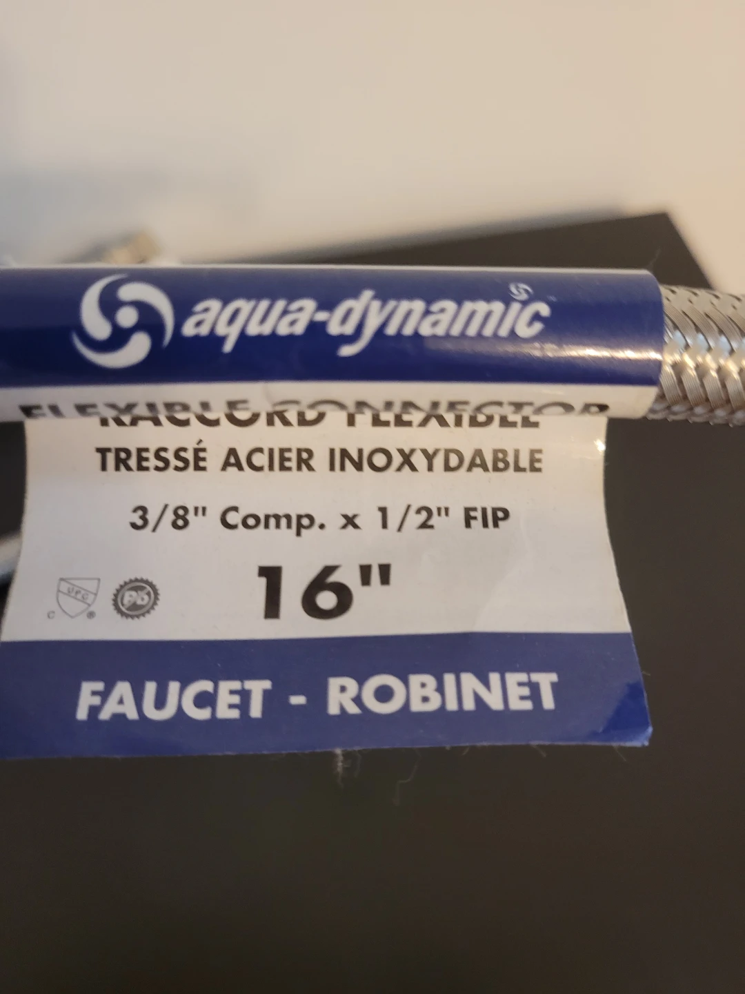 4 Aqua-Dynamic Braided Stainless Steel Flexible Connectors - photo 5