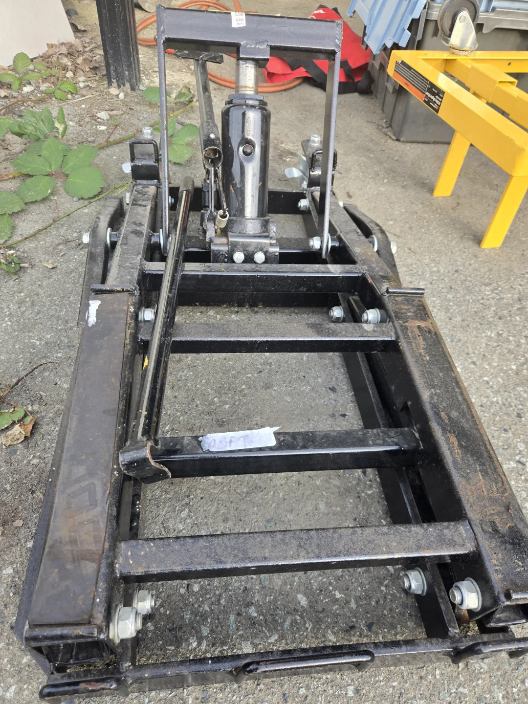 Black Motorcycle  Lift Jack