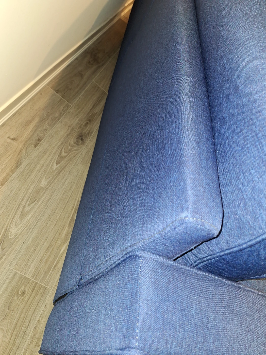 Blue Mid-Century Style Sofa + Delivery - photo 5