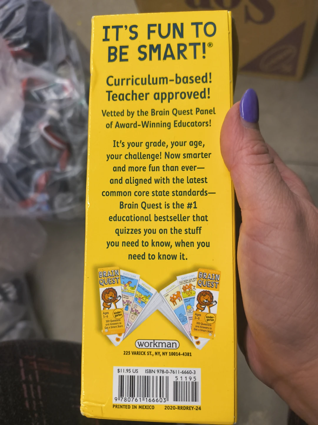 Brain Quest Kindergarten Educational Card Deck - photo 4